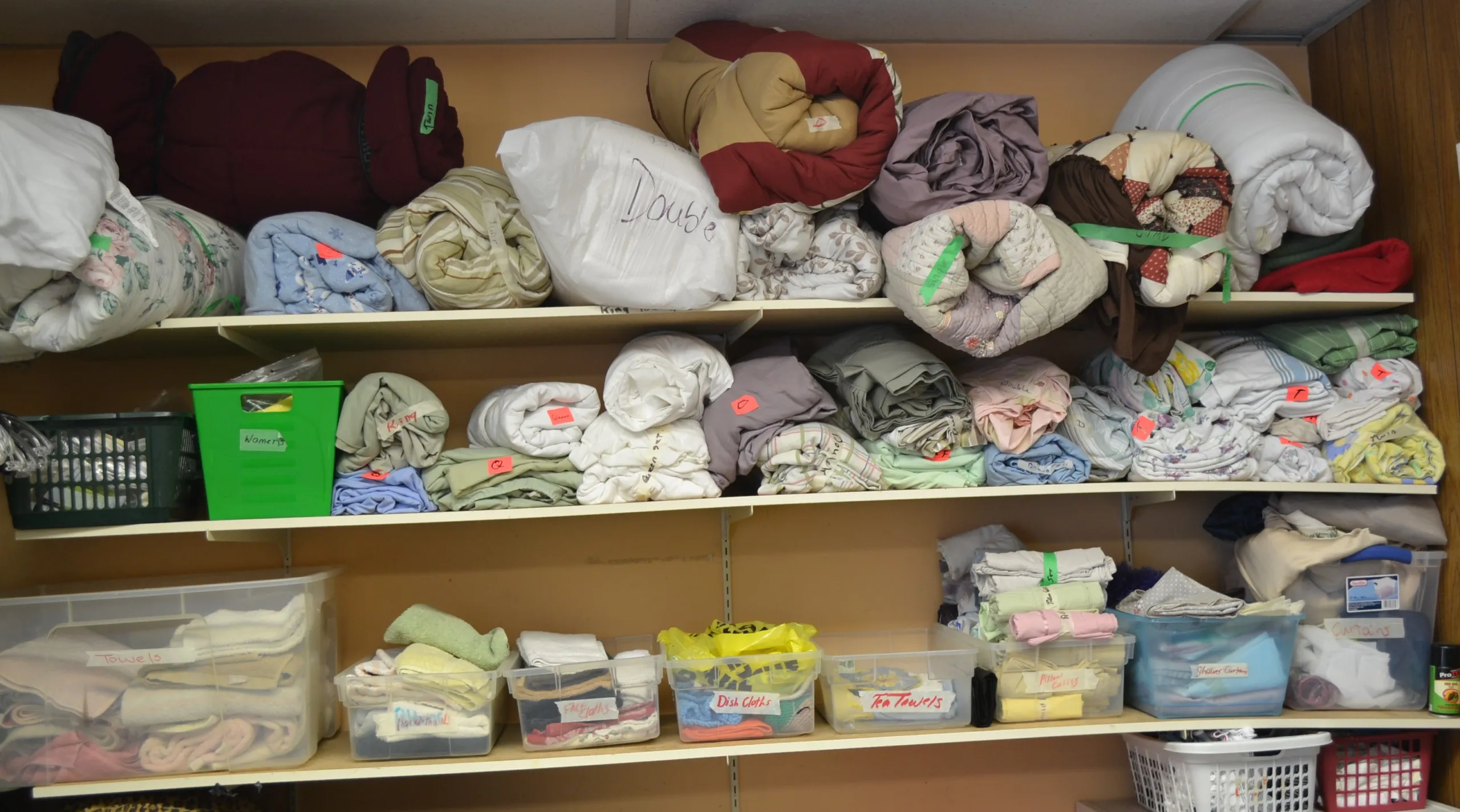 Clothing Closet linens