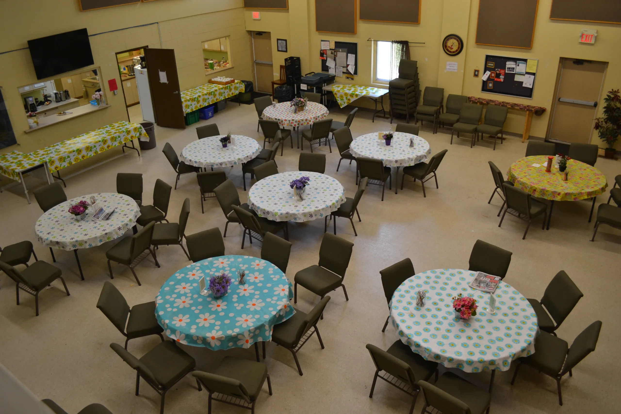 The Friendship House dining hall